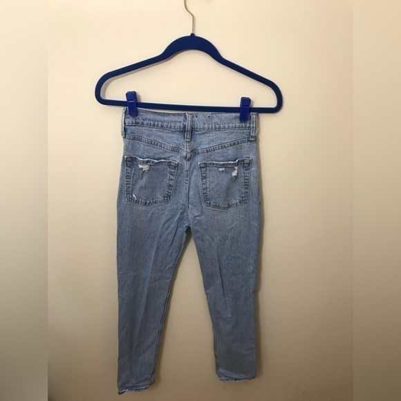 Gap high rise distressed straight jeans. size 24R - Picture 9 of 11